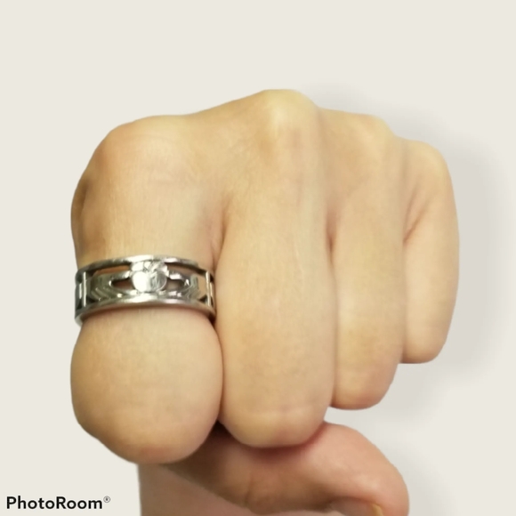 Unisex irish clatter ring - Picture 2 of 7